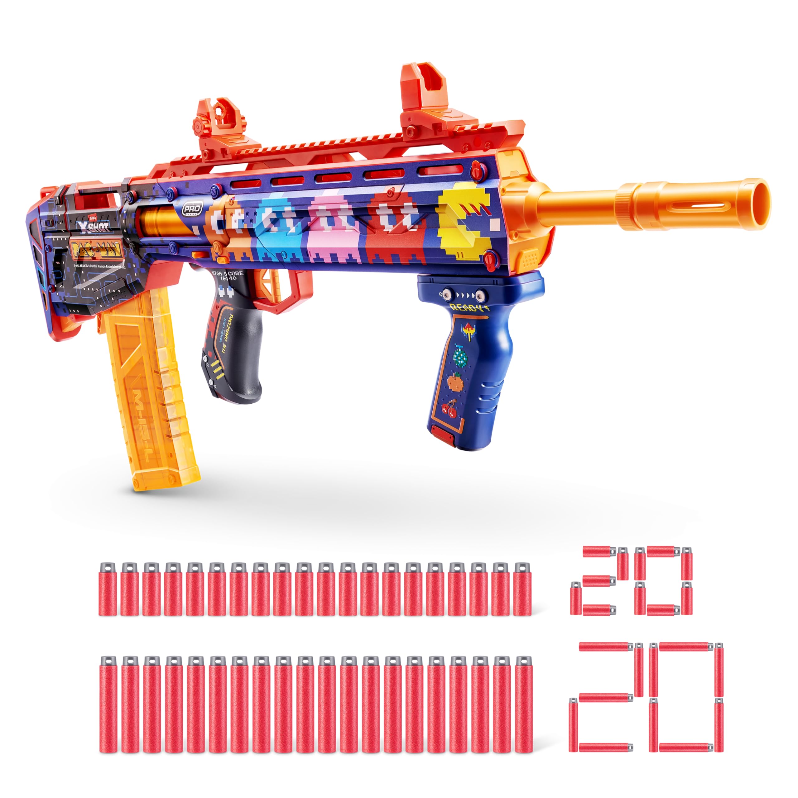 Amazon.com: XSHOT Skins Pro Series 1 Pac-Man Long Shot Blaster by